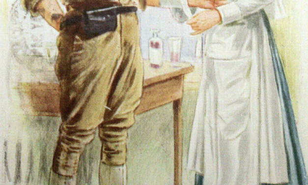 Sygeplejerskens tøj under 1. Verdenskrig